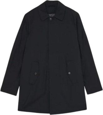 Baracuta Blue Shirt-Style Collar Jacket