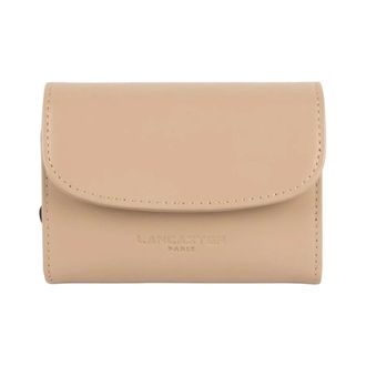 Lancaster Paris Pm Portemonnee - Dames - Accessoires - Beige - Maat: ONE Size Leer