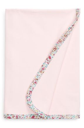 Little Me Tiny Floral Cotton Blanket (Nordstrom Exclusive) in Pink at Nordstrom