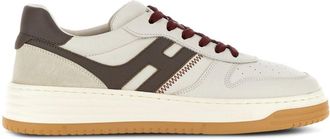 Hogan H630 low-top sneakers - men - Calf Leather/Polyethylene vinyl acetate (PEVA)/Nappa Leather - 10 - Neutrals