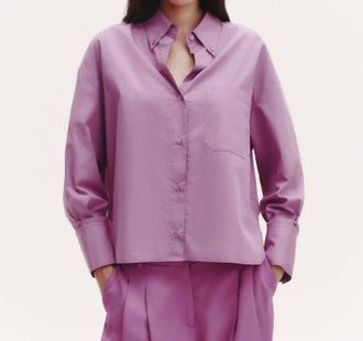 TWP J. d. Shirt In Lilac