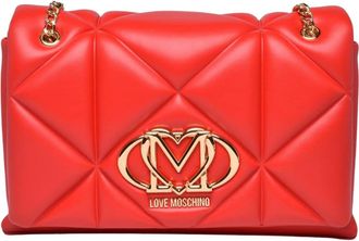 Love Moschino Tracolla Schoudertas - Dames - Schoudertassen - Rood - ONE Size - Tassen