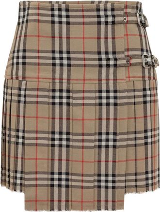 Burberry Donna, Gonne, Beige, S, new