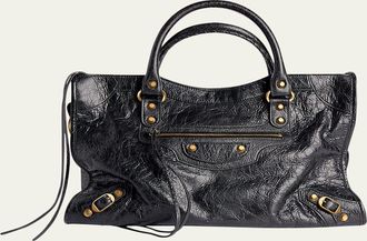 Balenciaga Le City Medium Leather Bag