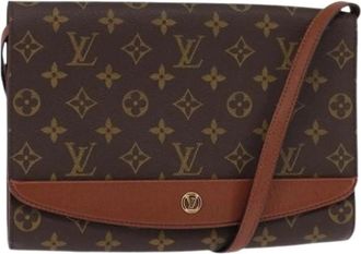 Louis Vuitton Pre-owned Vintage Cross Body Bag - Dames - Vintage Schoudertas - Bruin - ONE Size - Vintage