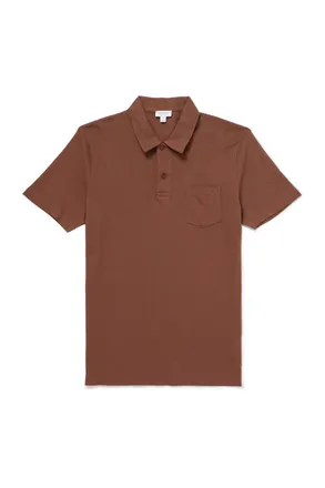 Sunspel Riviera Cotton-Mesh Polo Shirt