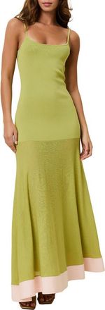 Solid & Striped The Tess Sleeveless Maxi Dress in Guava at Nordstrom, Size X-Large