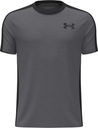 Under Armour HeatGear Wordmark Short Sleeve T-Shirt M Gray/Black
