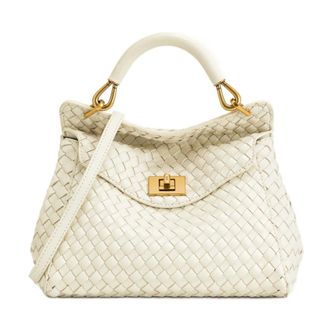 JW PEI Handbags, female, White, Size: ONE SIZE Lucia Classic Top Handle Bag