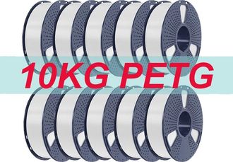 OEM Filamento Para Impresi&oacute;n 3d, Alta Resistencia, Excelente Adherencia Entre Capas, -petg-blanco-10 Kg