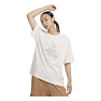 Nike (WMNS) Nike Sportswear Oversize T-Shirts White Silver FZ1154-133
