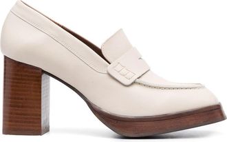 Alohas Busy 85mm leather pumps - women - Leather - 39 - Neutrals