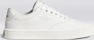 Cariuma Mens Cariuma Naioca Sneakers Off White Canvas Lifestyle Shoes GAL1057