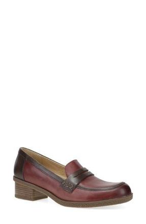 Dansko Danica Waterproof Penny Loafer Pump in Plum/chocolate at Nordstrom Rack, Size 10.5-11Us / 41Eu
