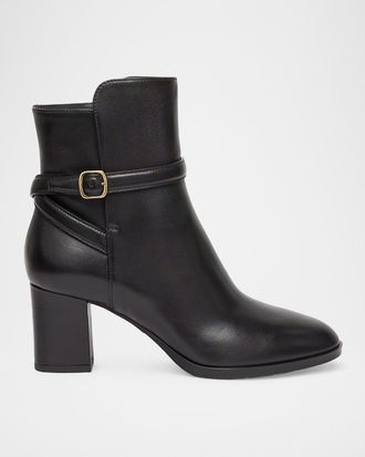 Santoni 65mm Leather Ankle Boots