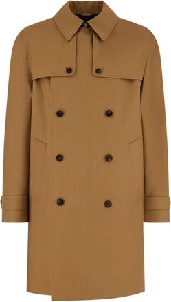 Fendi Trenchcoat - Heren - Mantels - Beige - Maat: 2XL Katoen