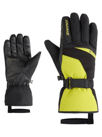 Ziener Skihandschuhe ZIENER GALERIUS-Z GTX glove man, Herren, Gr. 10.5, schwarz.electric grass, Obermaterial: 100% Polyester; Innenseite: 100% Polyester; Fut