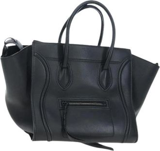 Celine Pre-owned Vintage Tote Bag - Dames - Vintage Shopper - Zwart - ONE Size - Leer - Vintage