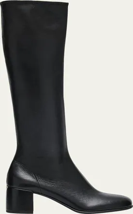 Prada Nappa Stretch Leather Knee-High Boots