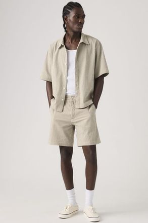 Levi's XX Chino Authentic Relaxed Lightweight Shorts - Hombre - 28X8 - Crema / Cadiz Plaid Silver Birch Seersucker