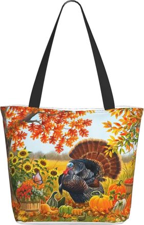 AOOEDM Thanksgiving Turkeys-1 Ladies Shopping Bag 13x11x7in.The Perfect ValentineS Day Gift.It Is The Best ValentineS Day Gift For Mom, Daughter, Wife,Etc