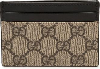 Gucci Pre-owned Wallets, female, Brown, Size: ONE SIZE Pre-owned Card Case Holder