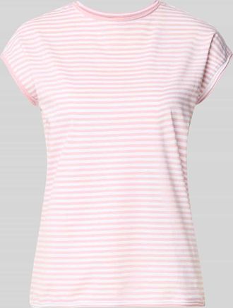 Christian Berg T-Shirt mit Rundhalsausschnitt in Altrosa, Gr&ouml;&szlig;e XXL