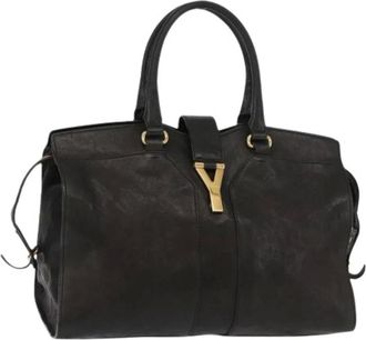Saint Laurent Pre-owned Handbags, female, Black, Size: ONE SIZE Pre-owned Vintage Handbag