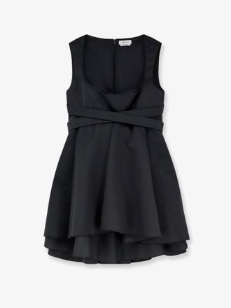 Alexander McQueen Vestito in taffet&agrave; - ALEXANDER MCQUEEN - gender_Woman