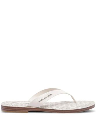 Michael Michael Kors Koko sandals - women - Calf Leather/Rubber/Calf Leather - 7 - White