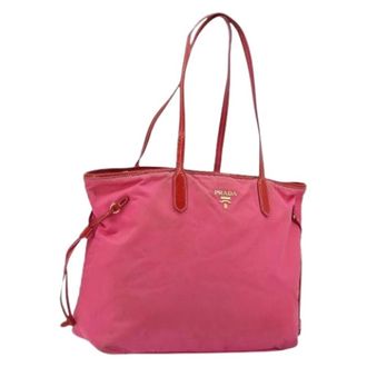 Prada Pre-owned Tote Bags, female, Pink, Size: ONE SIZE Pre-owned Vintage Tote Bag