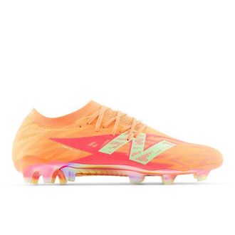 New Balance Unisex FURON ELITE FG V8 in Arancia/Rossa/Verde, Taglia 40.5