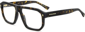 Dsquared2 D2 0146 Optisch montuur - Heren - Accessoires - Bruin - Maat: 57 MM
