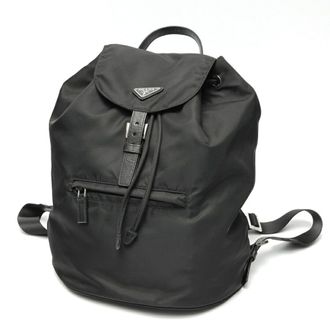 Prada Black Nylon Backpack (Pre-Owned)
