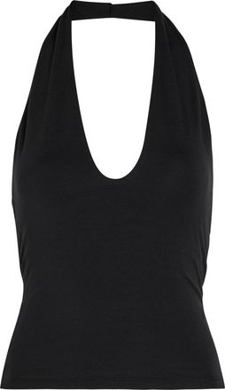 SKIMS Halterneck Stretch-modal top - Black - L (UK16-18)
