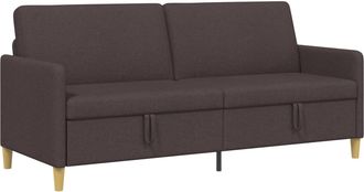 vidaXL Sof&aacute; Con Almacenamiento Marr&oacute;n Oscuro 192 X 78 X 87 Cm Vidaxl
