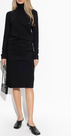 Toteme Fitted Turtleneck, Womens, Black