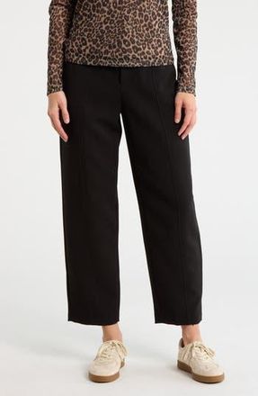 Sanctuary Polished Barrel Leg Pants in Black at Nordstrom Rack, Size 24