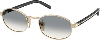 Prada PR B53S ZVN02C 49mm Womens Oval Sunglasses