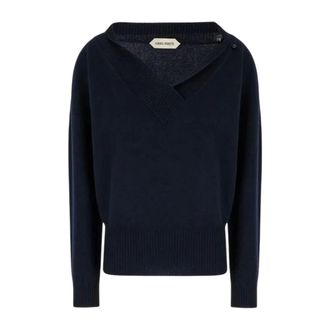 Alberta Ferretti Alberta Ferretti, Cashmere Knitwear, female, Blue, Size: M maglieria e felpe poliestere