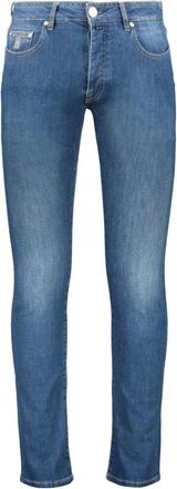 Moorer Slim Fit Jeans - Heren - Slim Fit Jeans - Blauw - W28 - Denim - Jeans