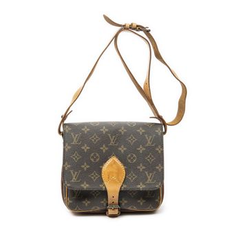 Louis Vuitton Pre-owned Womens Cartouchiere MM Shoulder Bag - Brown - One Size