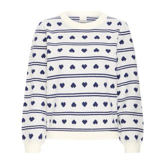 Ichi Ihbrielle LS7 Sweatshirt - Dames - Sweatshirts - Veelkleurig - S - Polyester - Hoodies & sweatvesten
