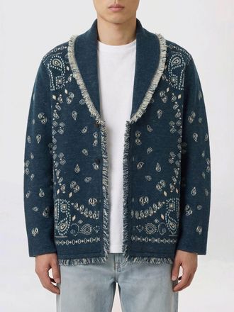 Alanui Cardigan in cashmere e lino a fantasia bandana Alanui