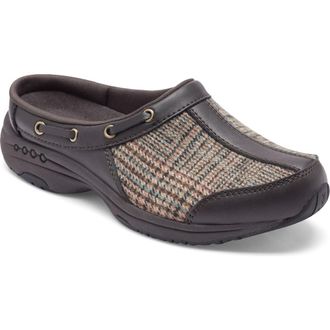 Easy Spirit Travelport Clog in Dark Brown at Nordstrom, Size 10.5