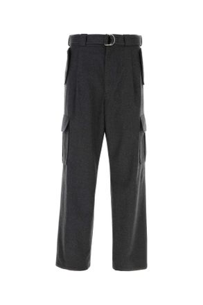 Prada Graphite Wool Cargo Pant