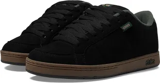 Etnies Kingpin Mens Skate Shoes Black/Green/Gum : 9.5 D - Medium, Leather