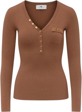 Elisabetta Franchi Mujer, Jerseys, Marr&oacute;n, Talla: L