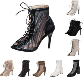 Generic line dancing shoes for women uk Dance Shoes for Women Womens Latin Dance shoe Dancing Boots Gladiator Sandals Breathable Line Dance Black Heels Strapp