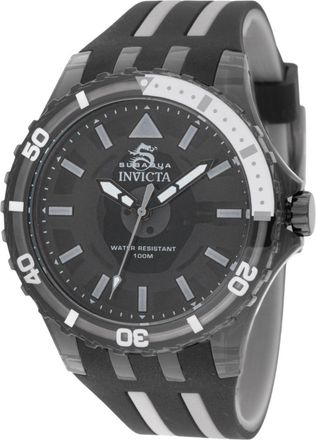 Invicta Subaqua 69447 Heren Horloge - Quartz Uurwerk - Acrylic met zwarte Wijzerplaat - 44mm